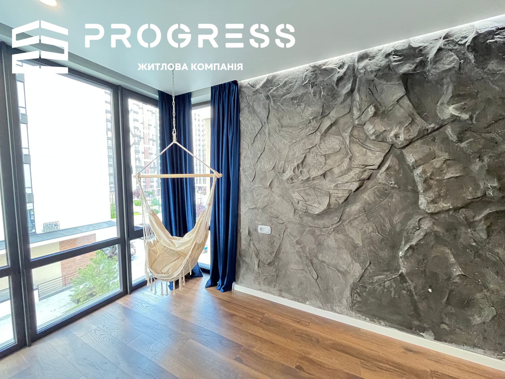 Designer 1-room apartment near the lake!