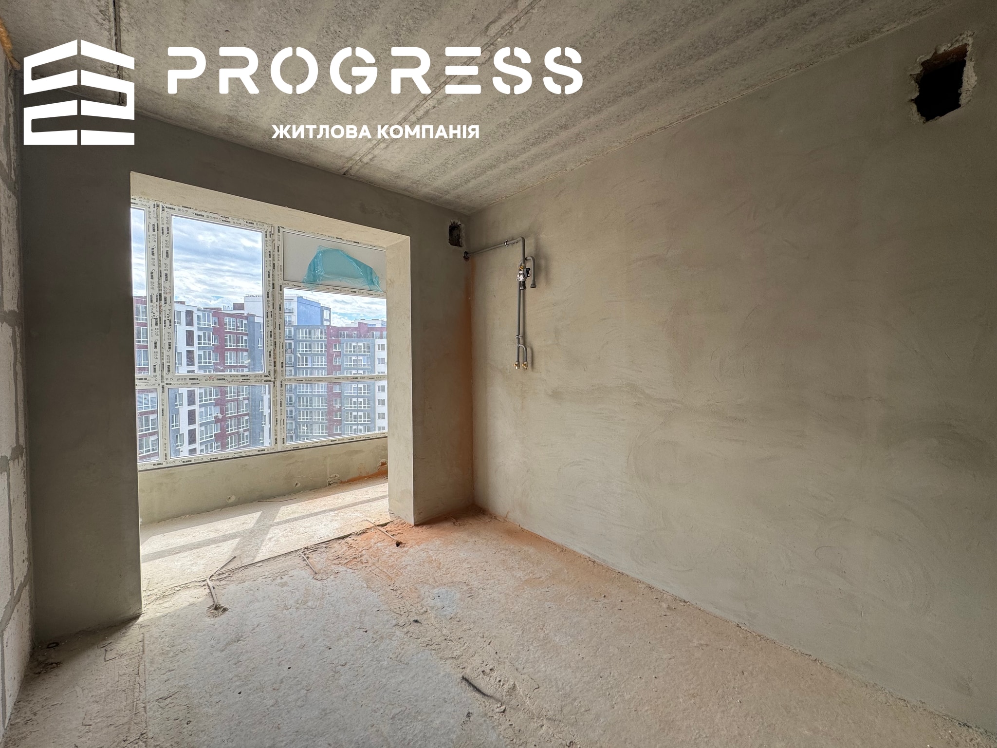 For sale is a 1-bedroom apartment in the Knyahynyn residential complex, ready for renovation 3