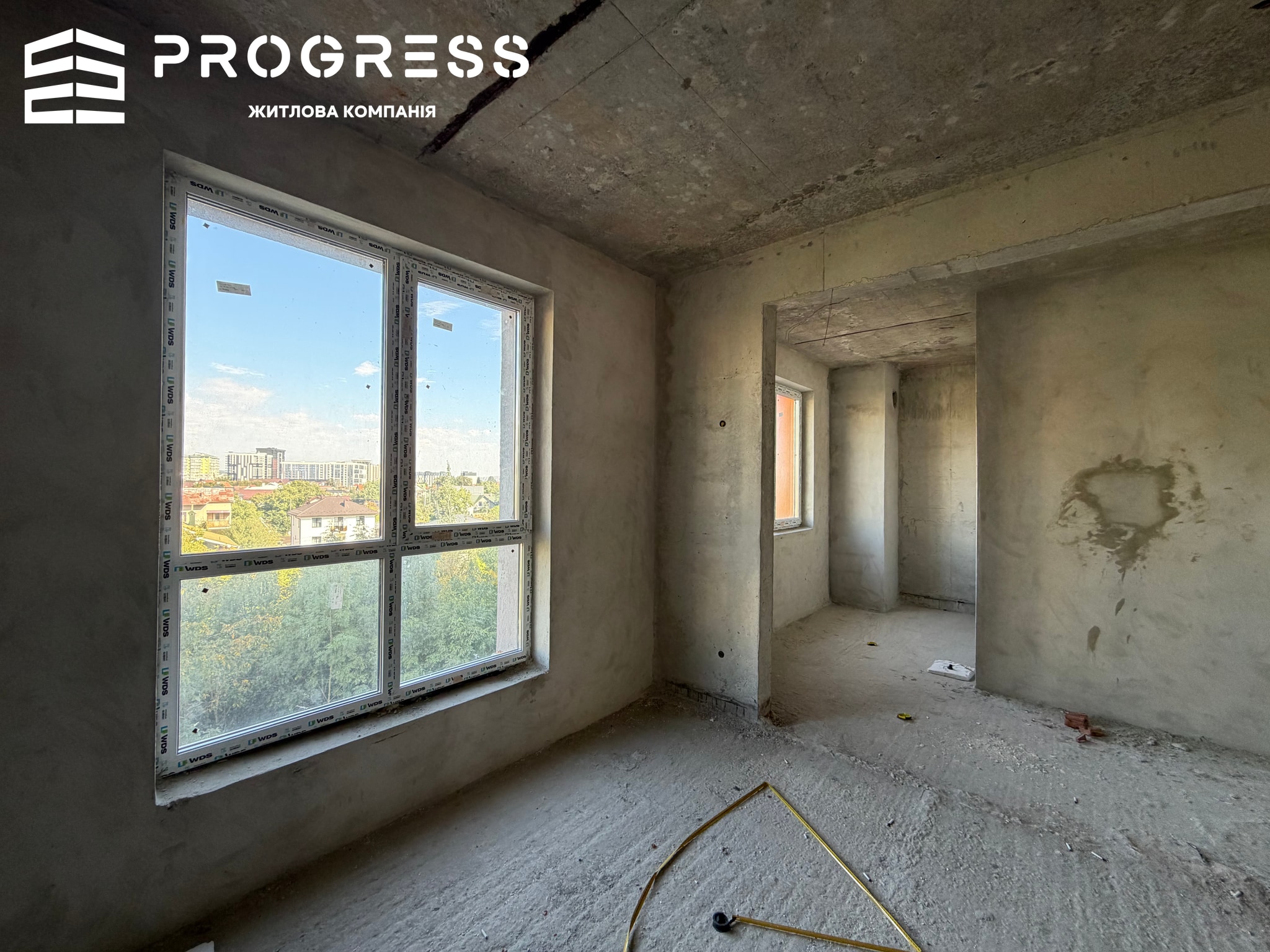 Sale of a 2‑room apartment + large studio in the “Vishnevyi” residential complex