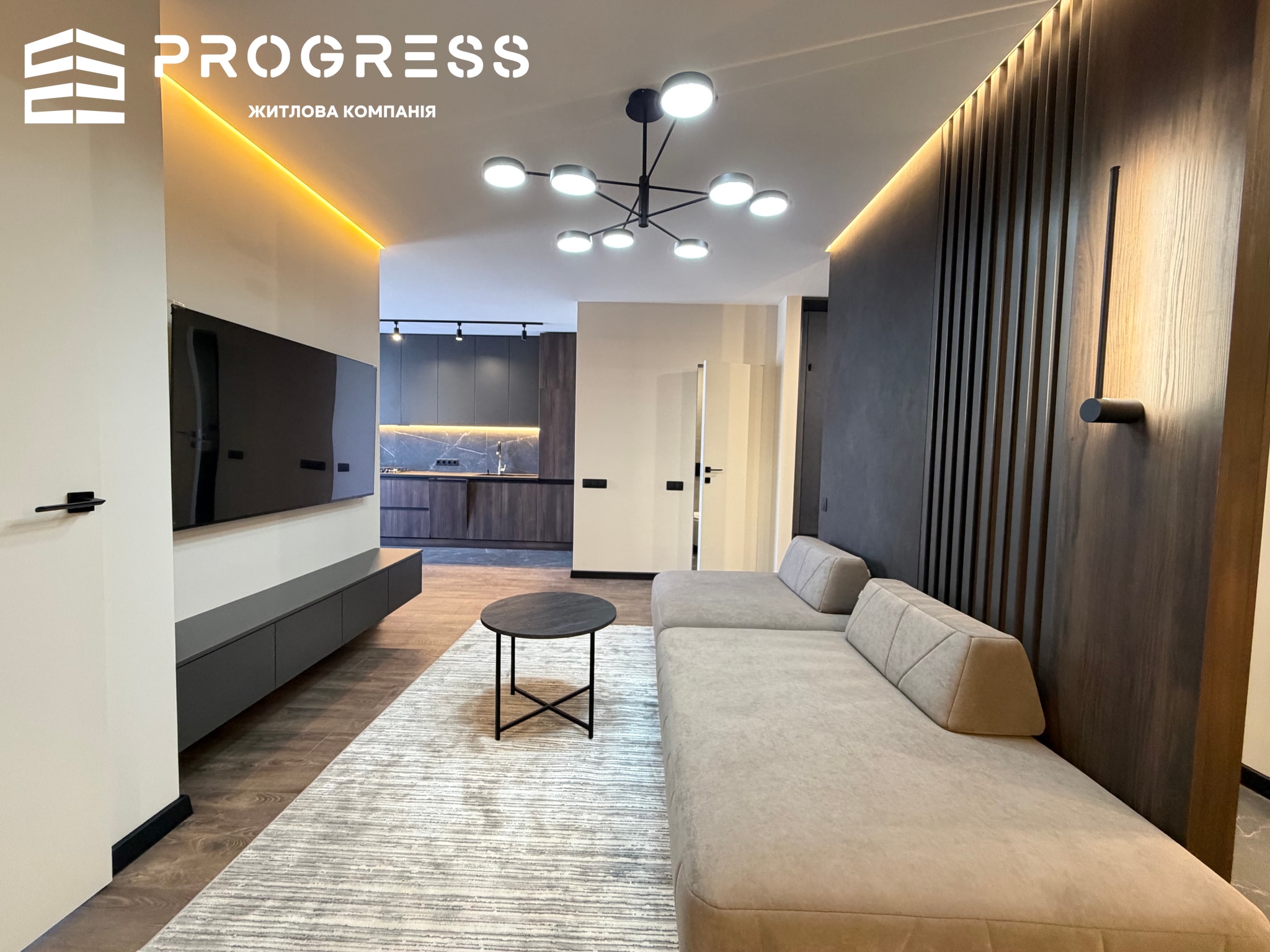Sale of a designer two‑room apartment in the residential complex “Knyaginyn”