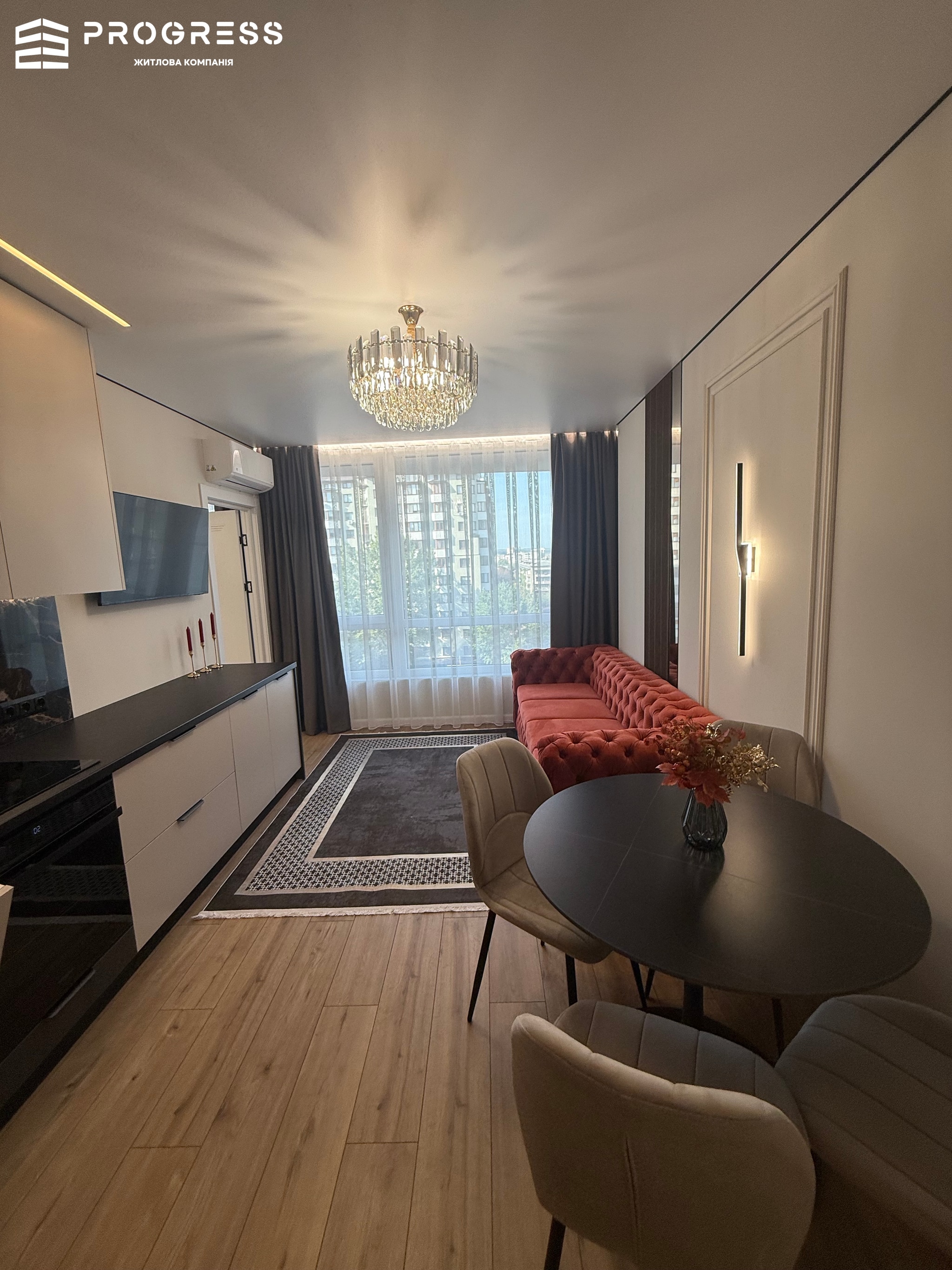Sale of a 1-room apartment in the city center, residential complex A5 - 25
