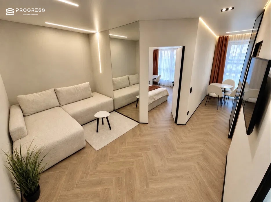 For sale a 1.5‑room apartment in the Lipky 2 residential complex.
