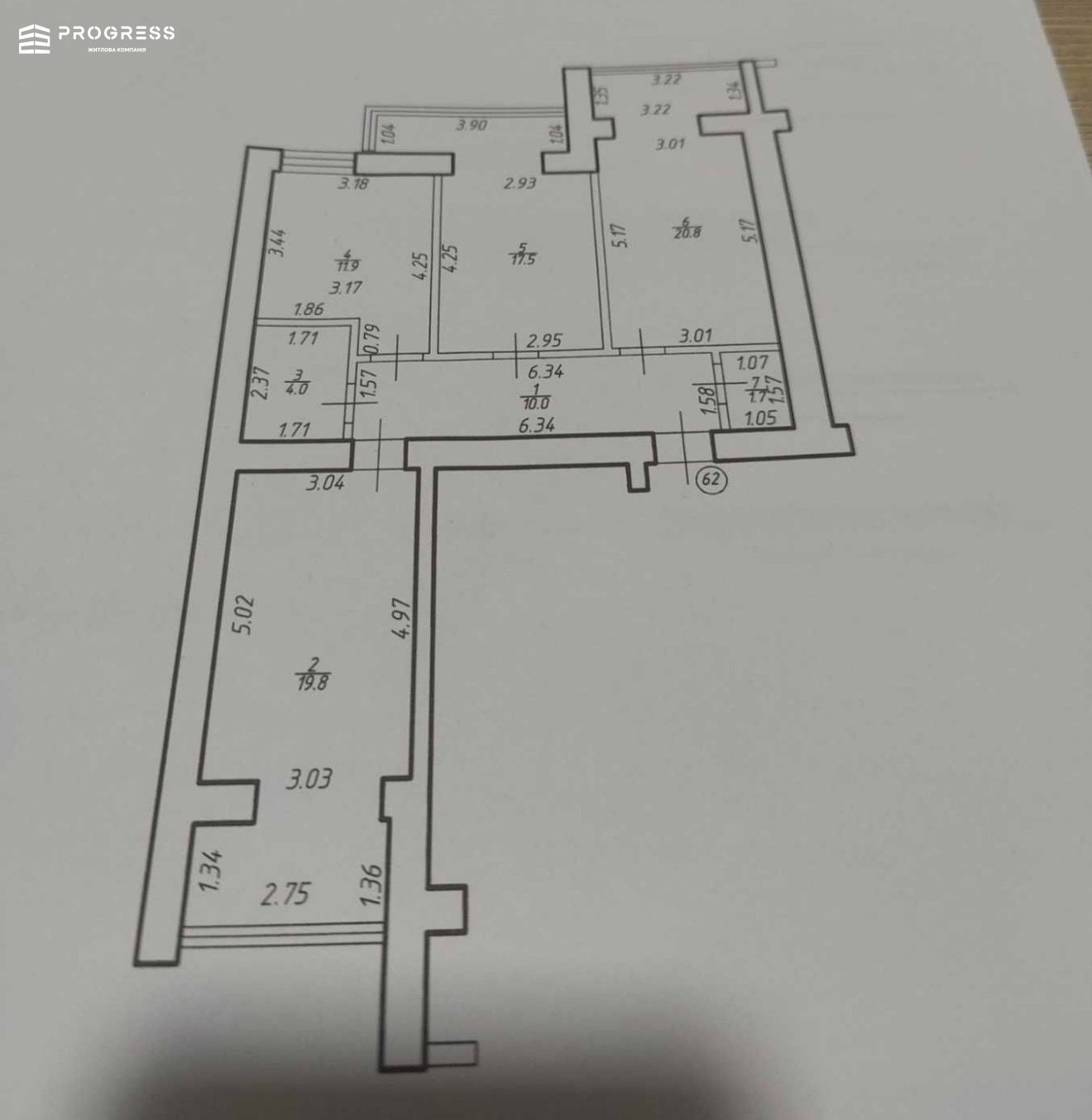 Продаж 3-кімнатної квартири + кладова ЖК Діброва Парк  - 15