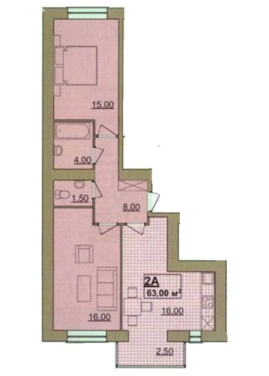 Rent of a 1.5‑room apartment in Mistoчko Central - 11