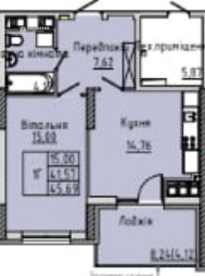 Продаж 1 кімнатної квртири ЖК Manhattan UP - 2